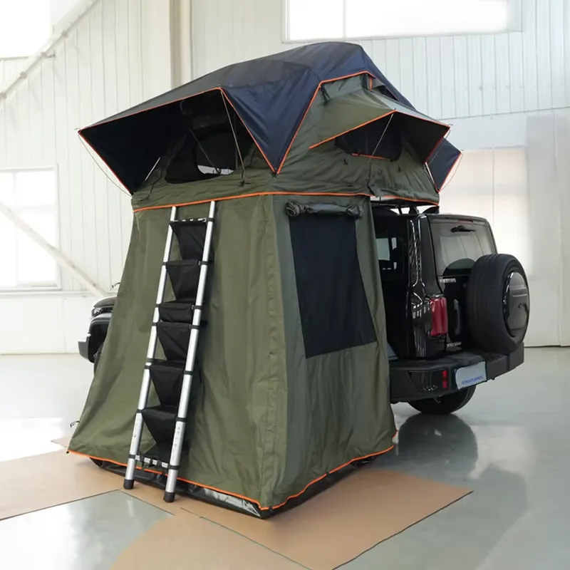 Roof Top Tent Soft Shell 3 Person - Складная водонепроницаемая семейная палатка для кемпинга,