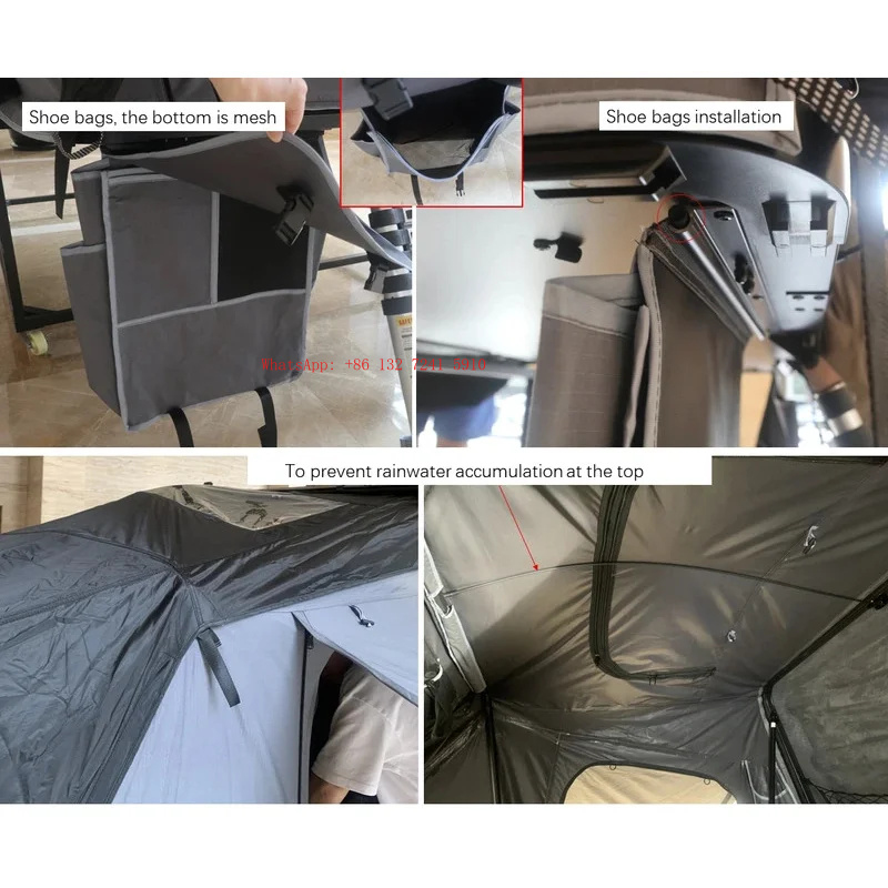 Roof Top Tent 4 Person Xl - Палатка на крышу автомобиля Hongsheng Products