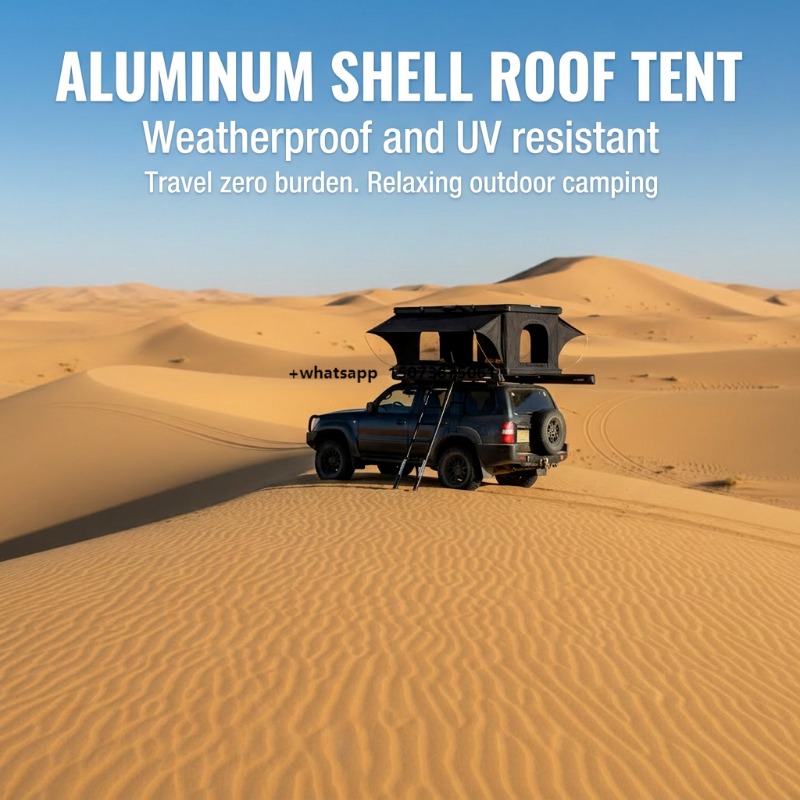 Roof Top Tent Hard Shell 2 Person - 17-сантиметровая ультратонкая алюминиевая палатка на крышу