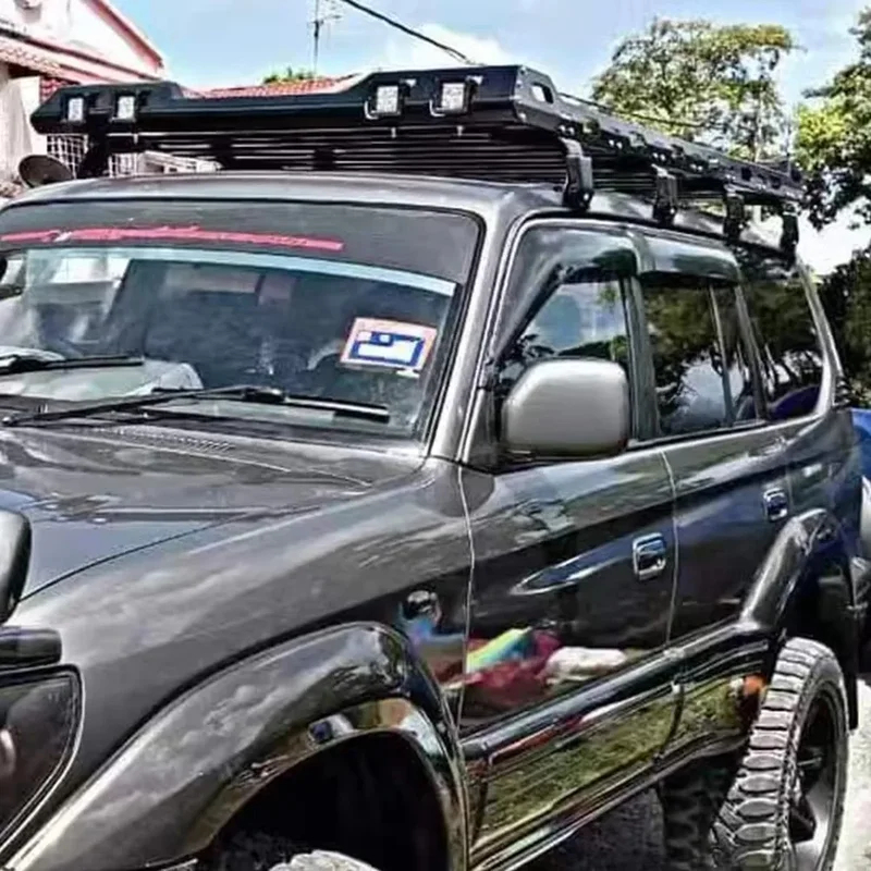 Overland Roof Rack Platform - Высококачественная светодиодная платформа-багажник KQX для внедорожников,
