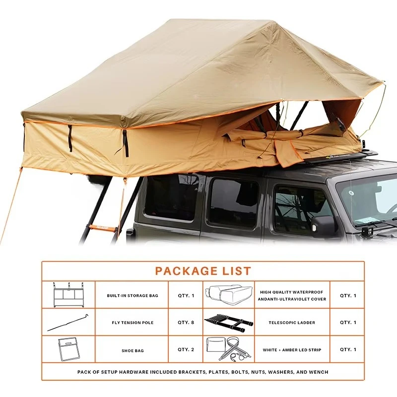 Roof Top Tent Soft Shell 3 Person - Надувная палатка на крышу автомобиля для