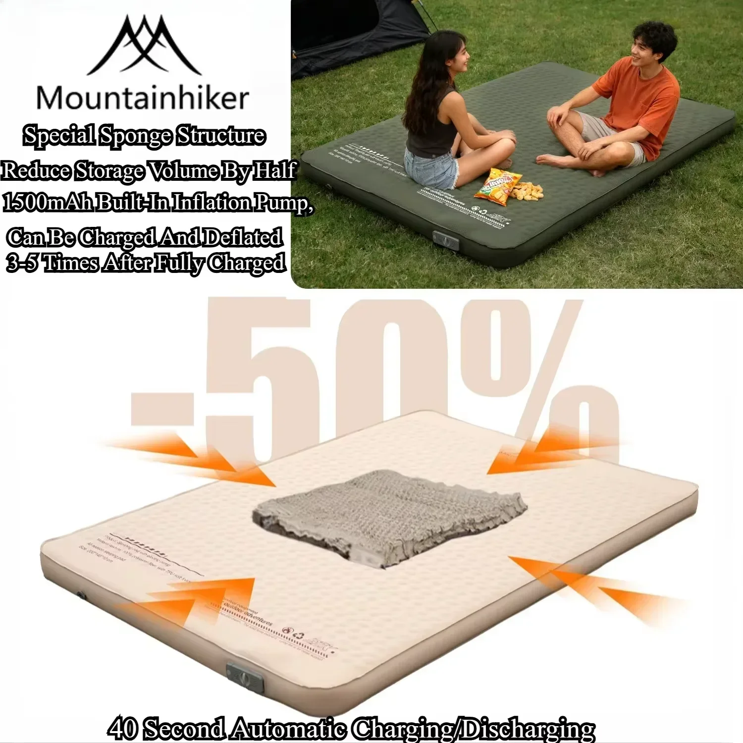 MOUNTAINHIKER Улучшенный надув – обзор и цена Roof Top Tent Mattress