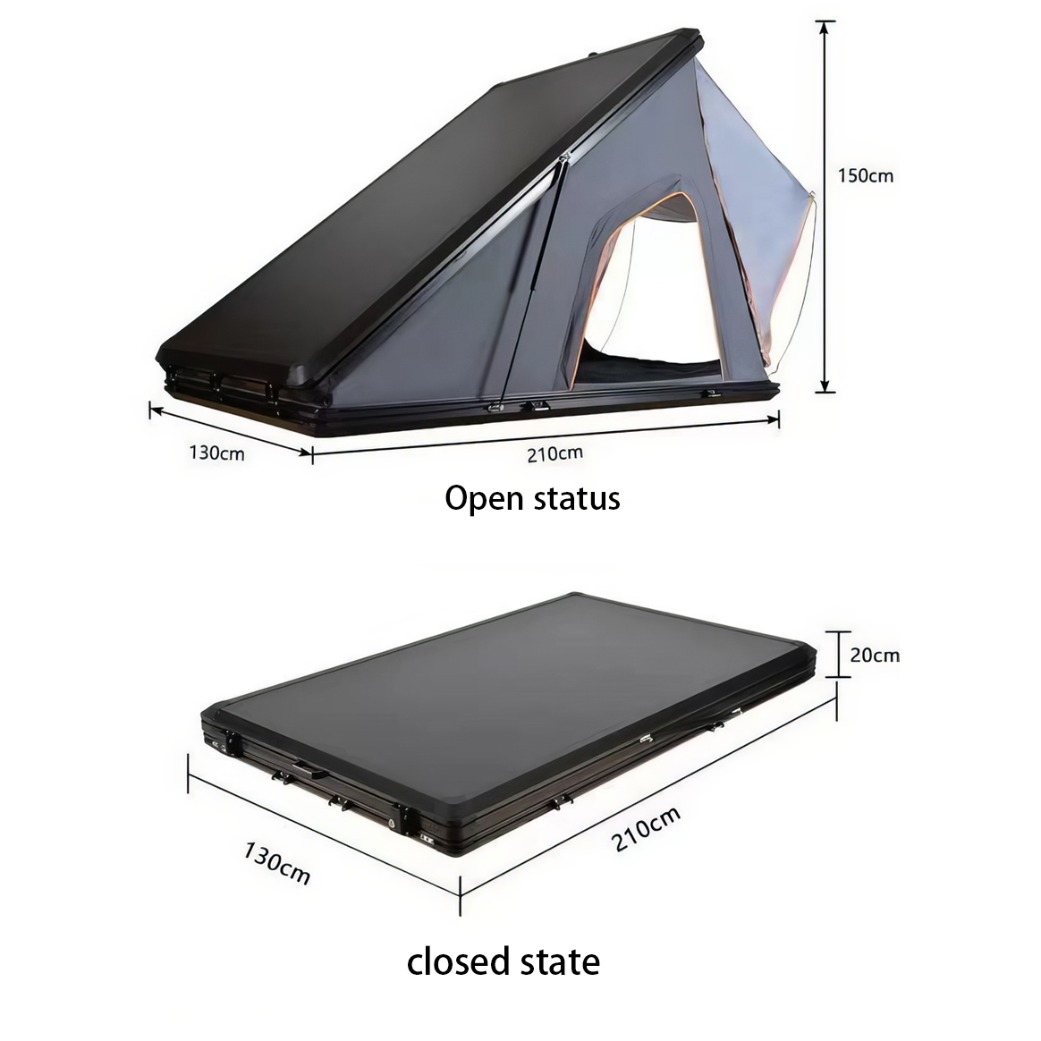 Профессиональная водонепроница – обзор и цена Roof Tent Hardshell Aluminum