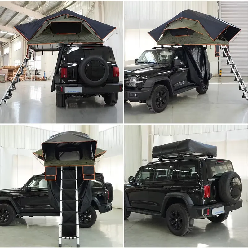 Складная водонепроницаемая сем – обзор и цена Roof Top Tent Soft Shell 3 Person