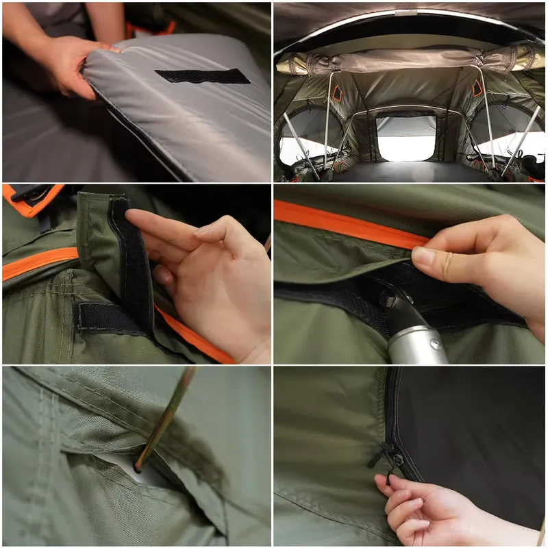 Складная водонепроницаемая сем – обзор и цена Roof Top Tent Soft Shell 3 Person