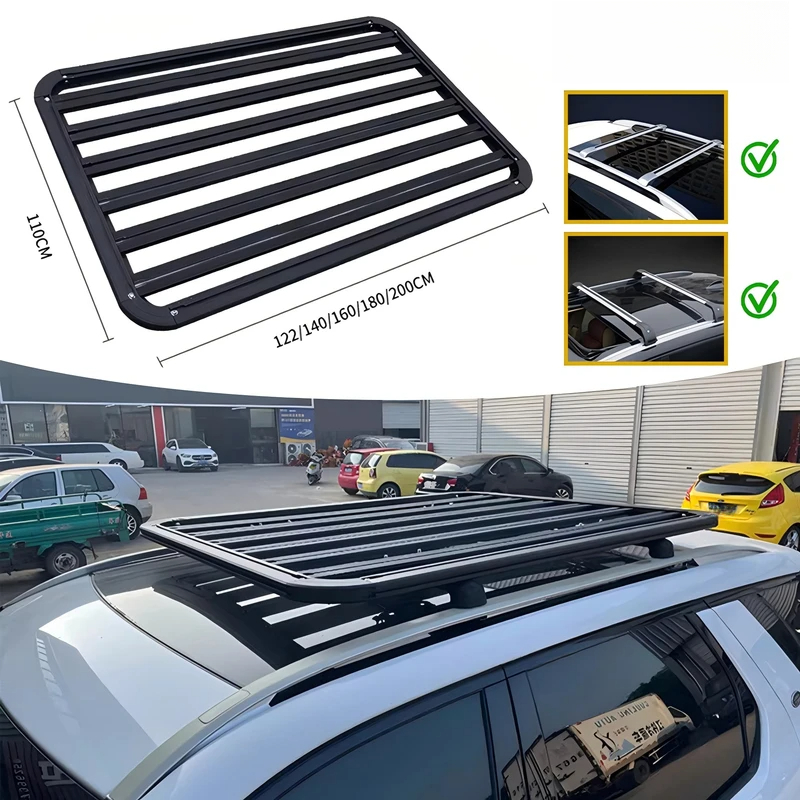 Алюминиевая платформа-бокс на  – обзор и цена Overland Roof Rack Platform