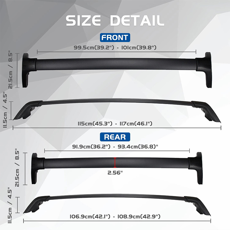 Поперечная рейка на крышу, под – обзор и цена Roof Rack Crossbar Aluminum