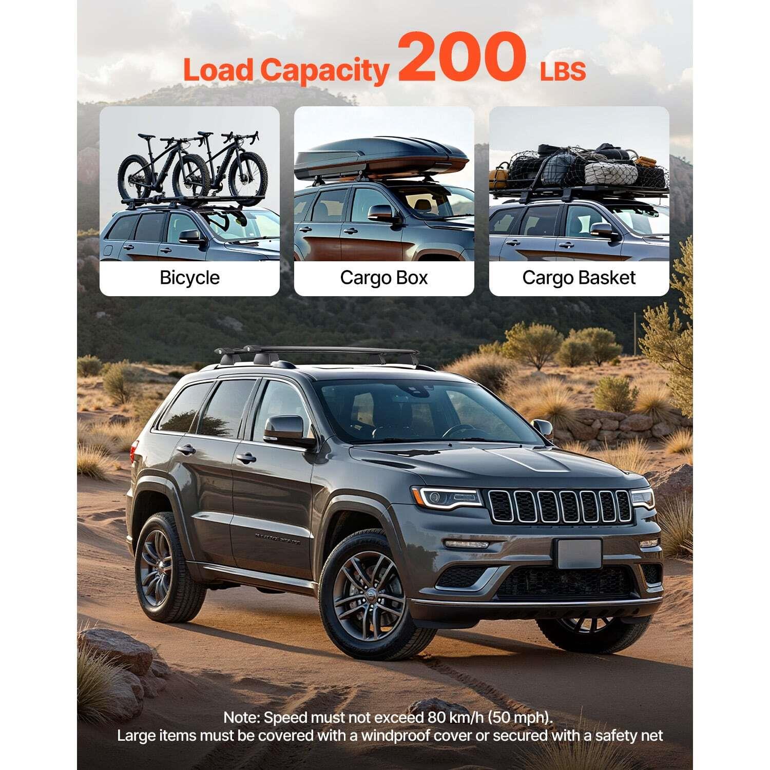 Поперечные балки для крепления – обзор и цена Roof Rack Crossbar Aluminum