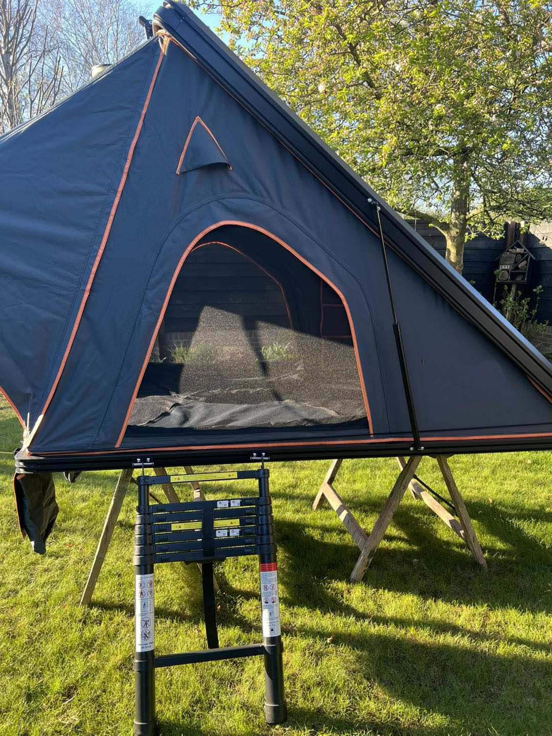 Палатка на крышу внедорожника  – обзор и цена Roof Top Tent Ladder Telescopic