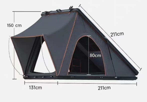 Палатка на крышу внедорожника  – обзор и цена Roof Top Tent Ladder Telescopic
