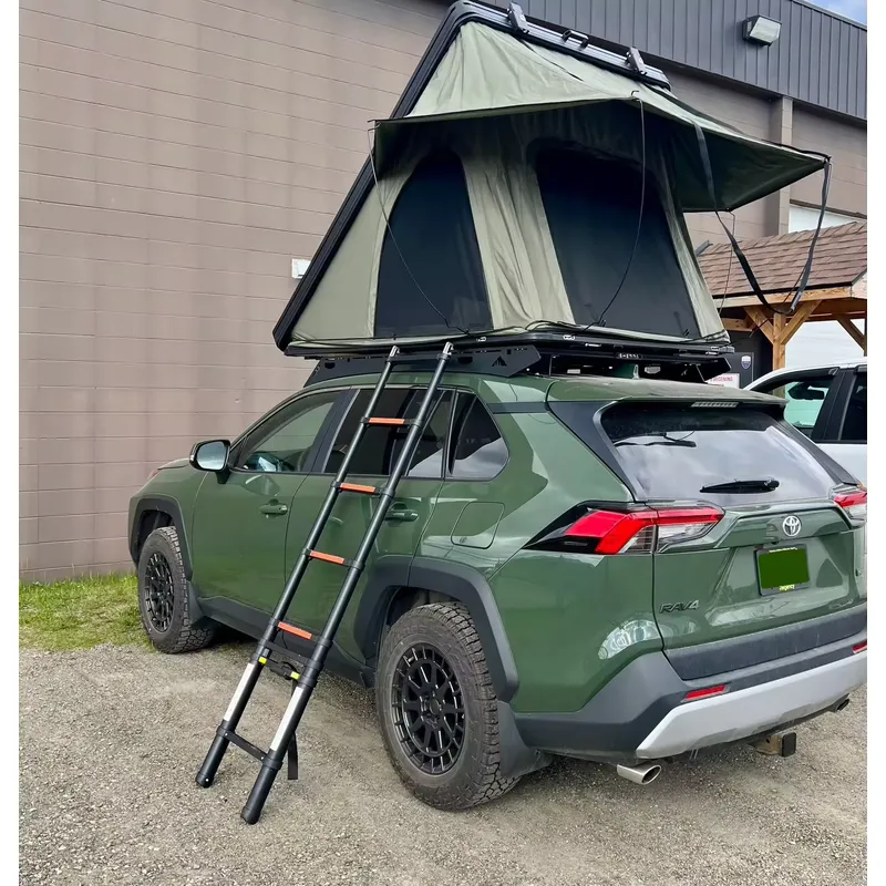 Палатка на крышу автомобиля с  – обзор и цена Roof Top Tent 4 Person Xl