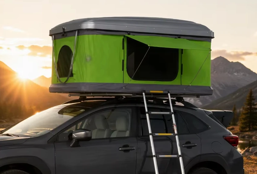Автоматическая двухместная алю – обзор и цена Roof Top Tent Hard Shell 2 Person
