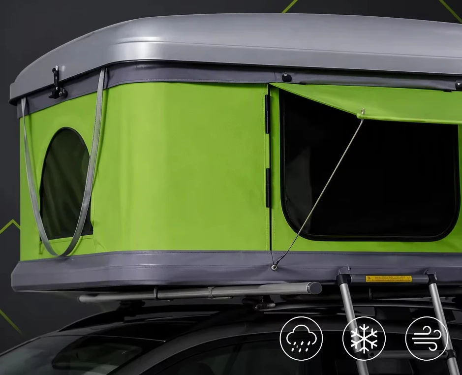 Автоматическая двухместная алю – обзор и цена Roof Top Tent Hard Shell 2 Person