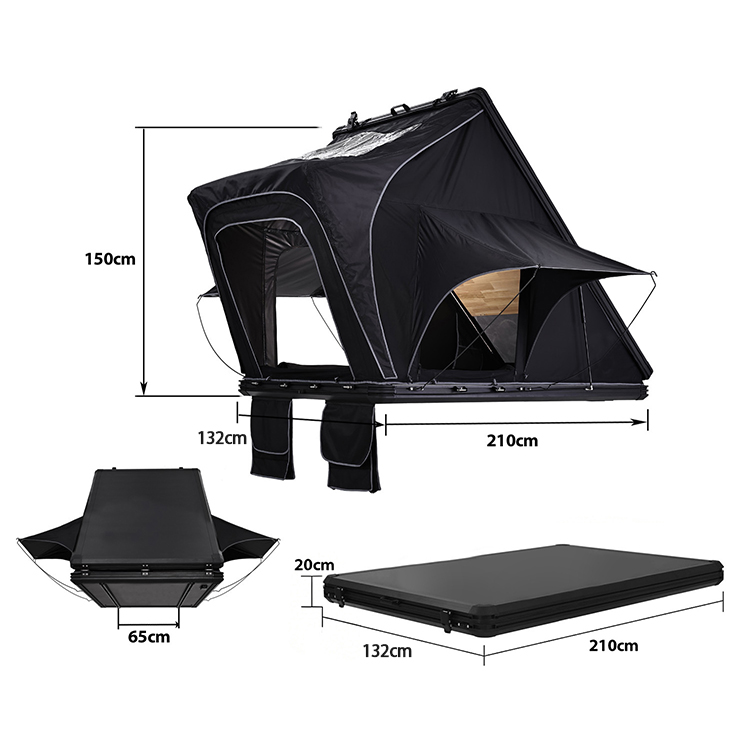 Всесезонная двухместная палатк – обзор и цена Roof Top Tent Hard Shell 2 Person