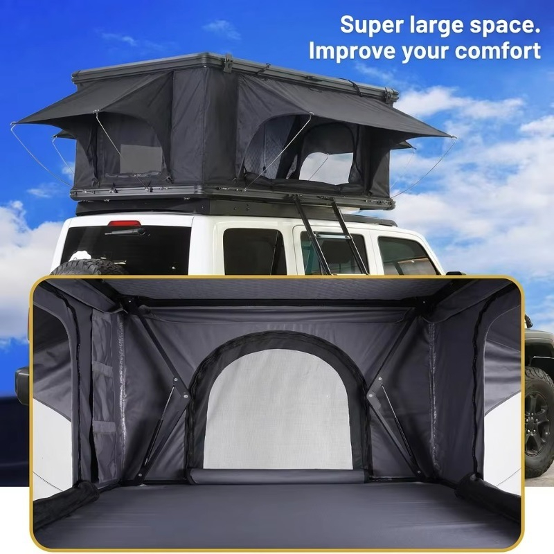 17-сантиметровая ультратонкая  – обзор и цена Roof Top Tent Hard Shell 2 Person
