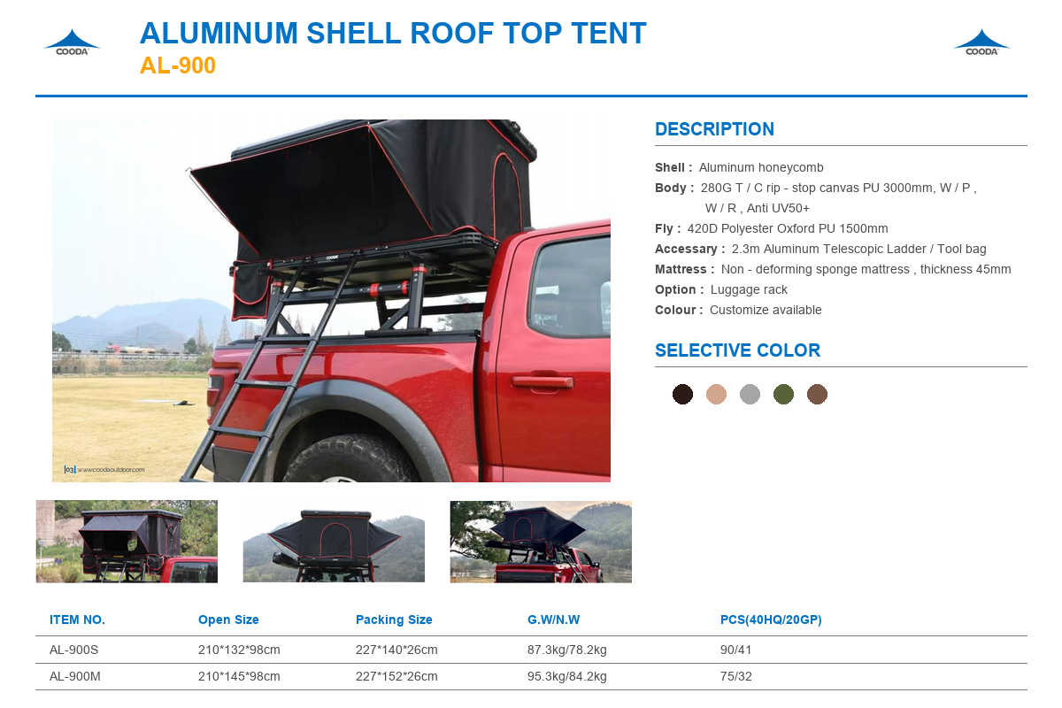 Прочная треугольная алюминиева – обзор и цена Roof Tent Hardshell Aluminum