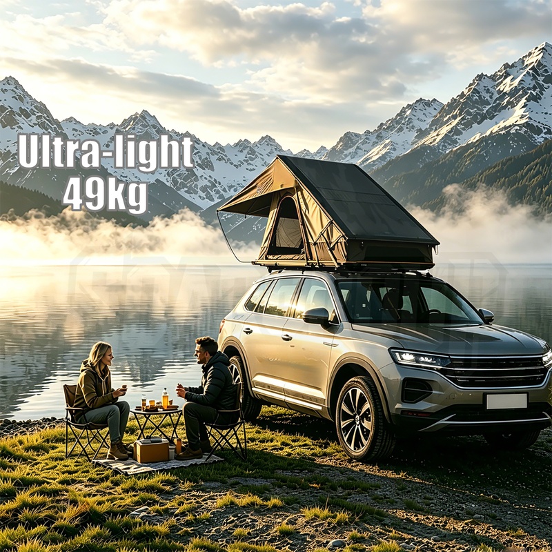 Высококачественная 4-сезонная  – обзор и цена Roof Top Tent Hard Shell 2 Person
