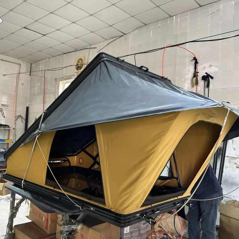 Легкая треугольная жесткая пал – обзор и цена Roof Top Tent Hard Shell 2 Person