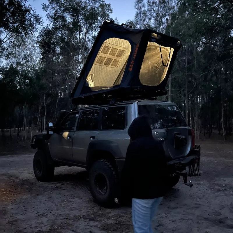 Легкая водонепроницаемая алюми – обзор и цена Roof Tent Hardshell Aluminum