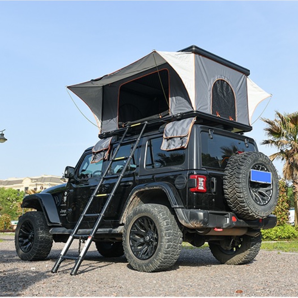 Палатка-бокс на крышу автомоби – обзор и цена Roof Top Tent Ladder Telescopic