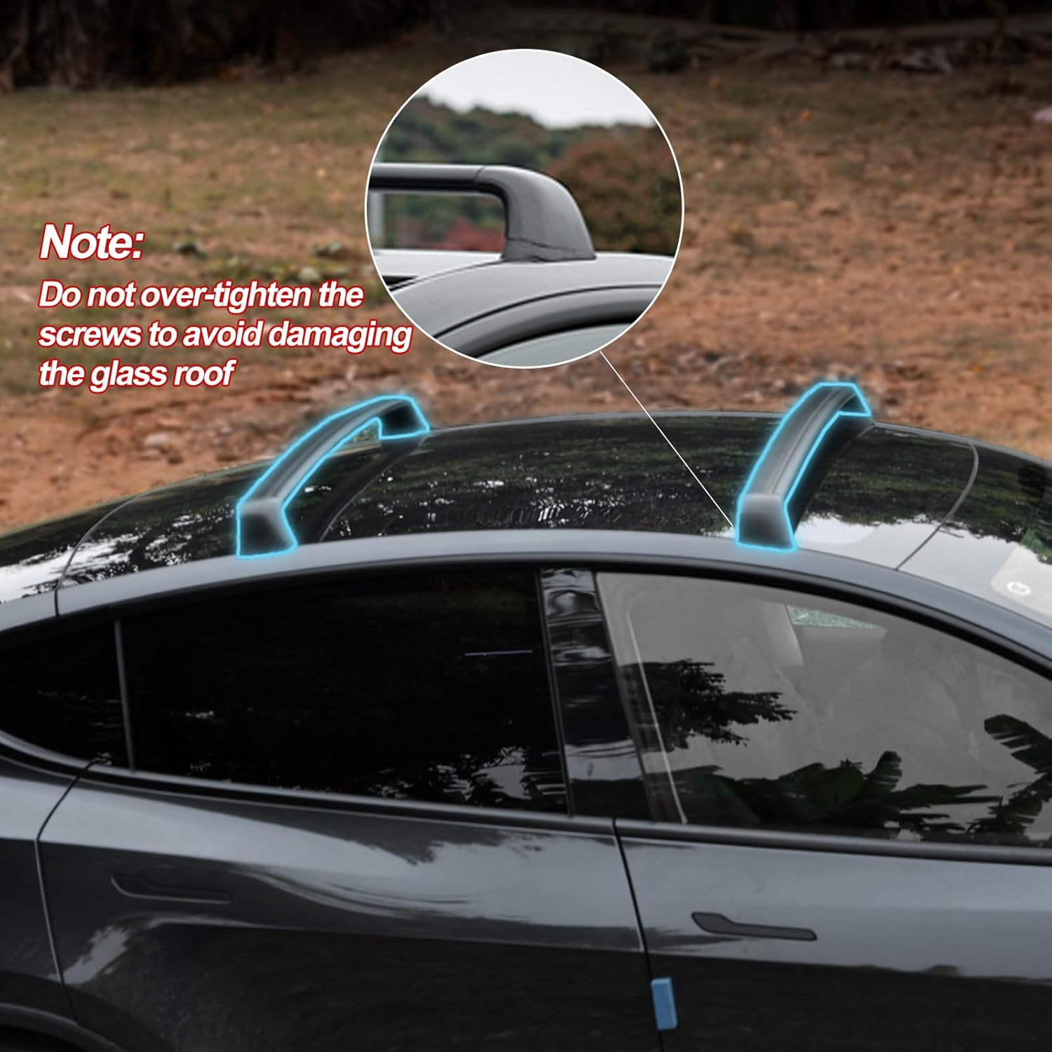 Багажник на крышу для Tesla Mo – обзор и цена Roof Rack Crossbar Aluminum